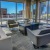large windows surround and brighten sky lounge