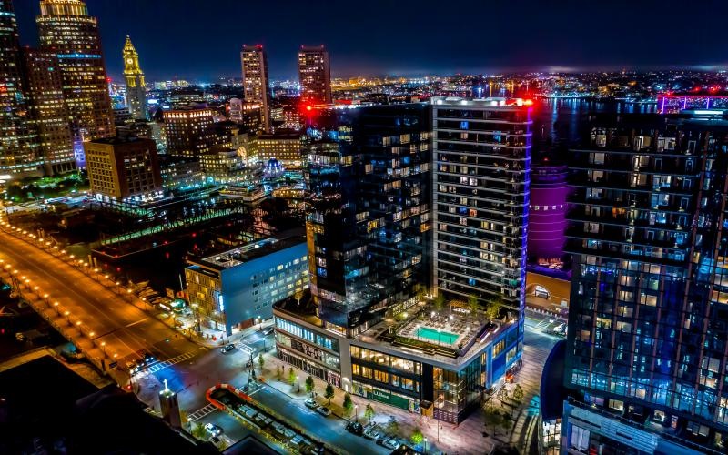 The essence of exceptional living a city at night